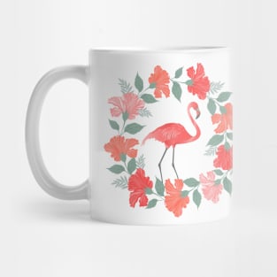 Floral flamingo Mug